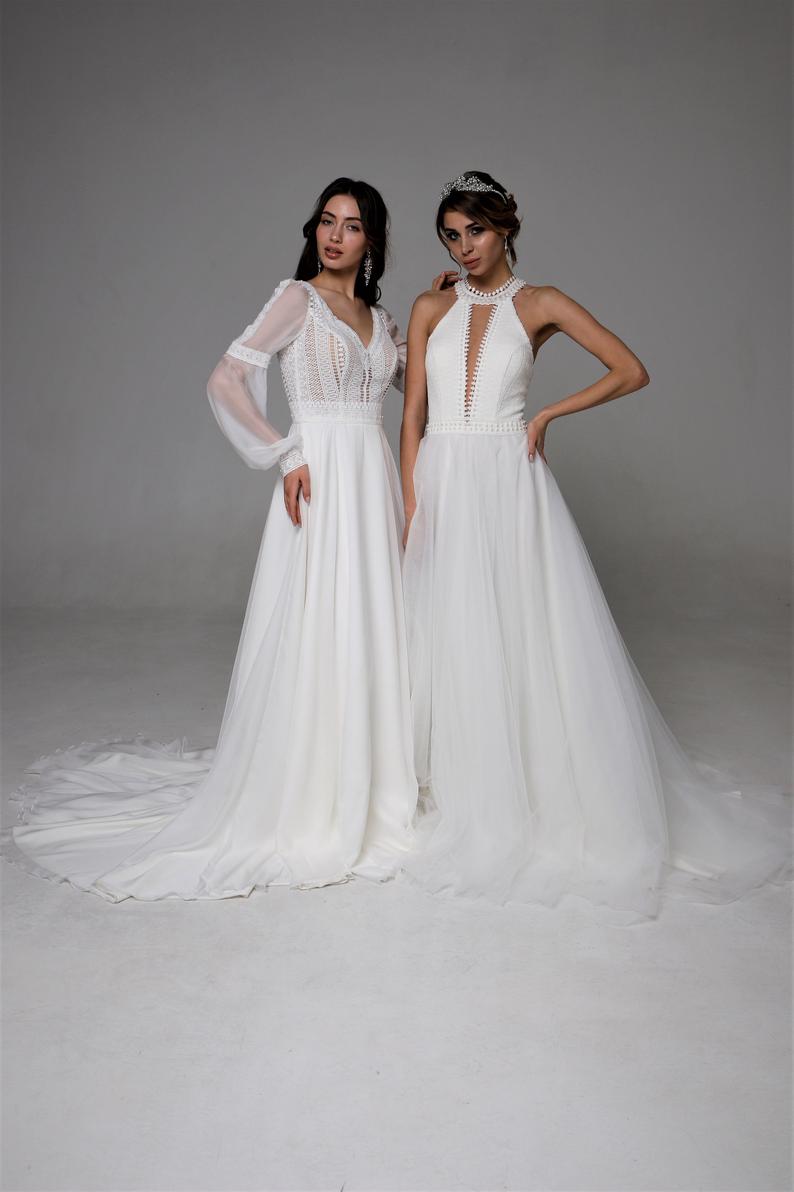 Description Wedding Dresses "Jilll"Boho Wedding Dress