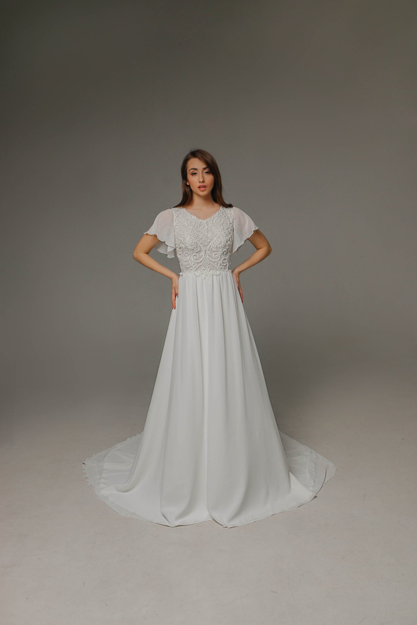 V0011,Summer Wedding Dress, Glamorous Wedding Dress