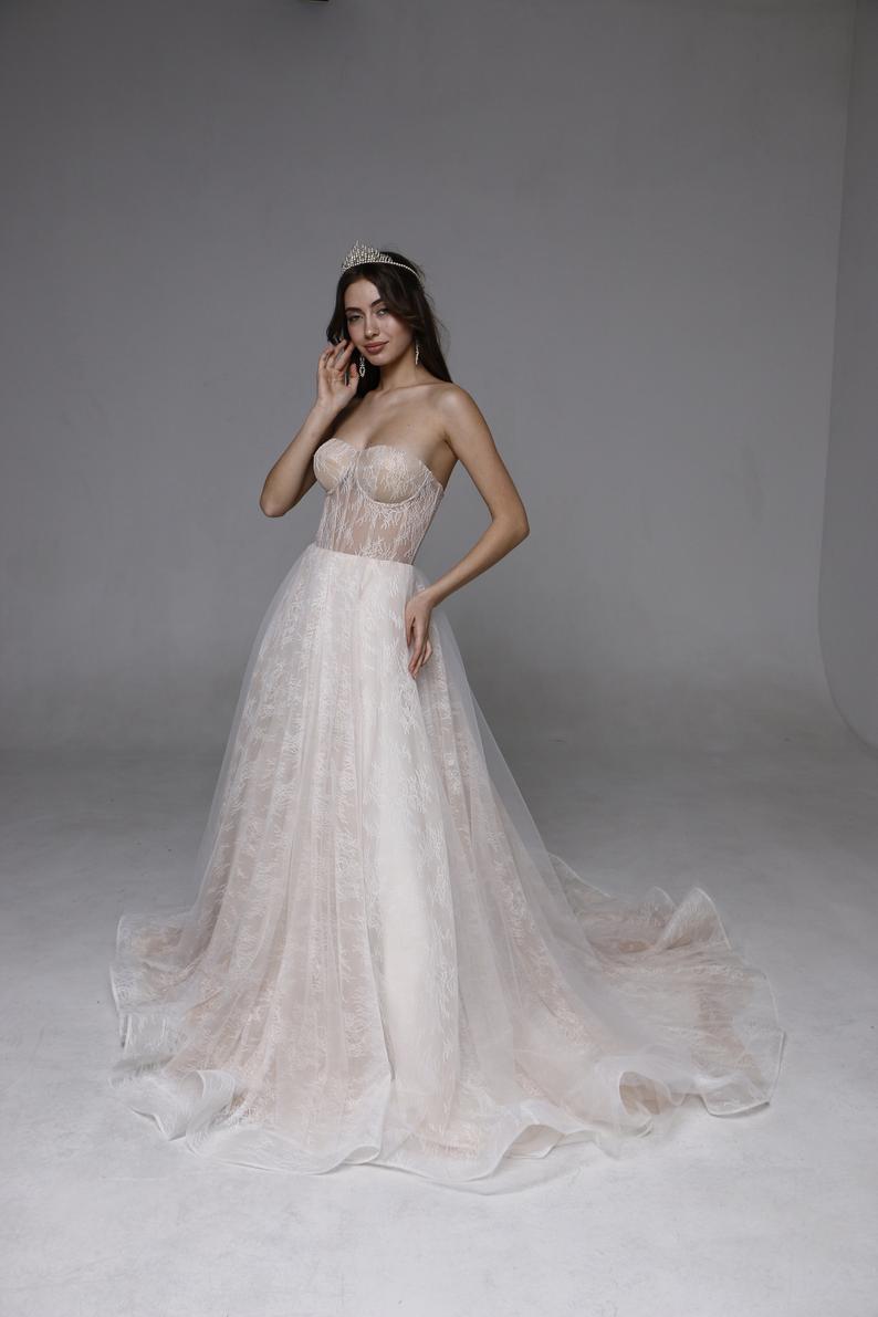 Wedding Dresses "Rud" Beaded Lace Wedding Dress