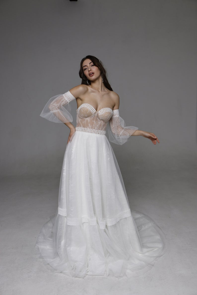 Wedding Dresses "Alana" Boho Wedding Dress